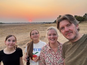 Pauze tijdens game drive in South Luangwa