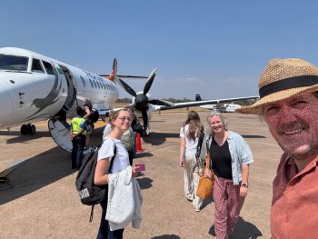 Terug maar Lusaka vanuit South Luangwa